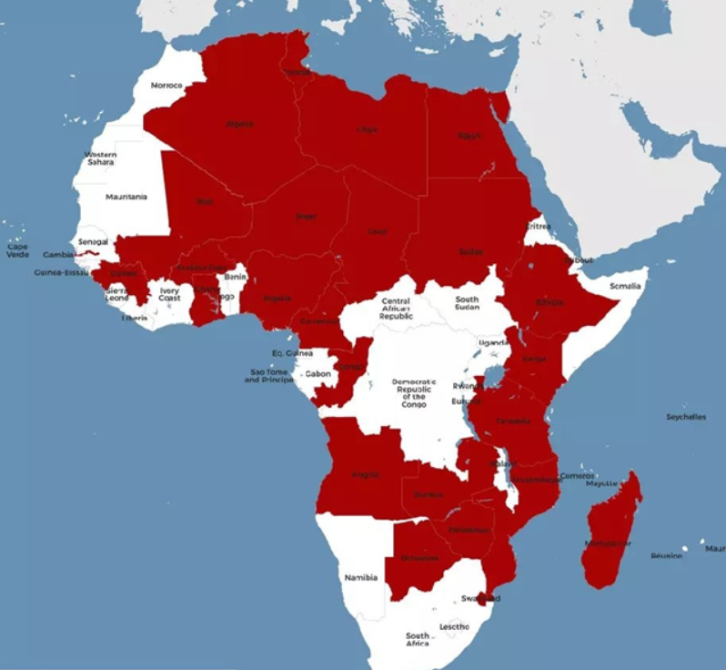 Проруске земље у Африци