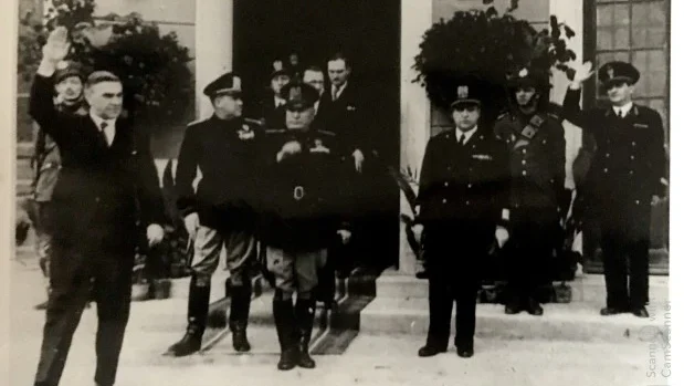 Павелић и Мусолини