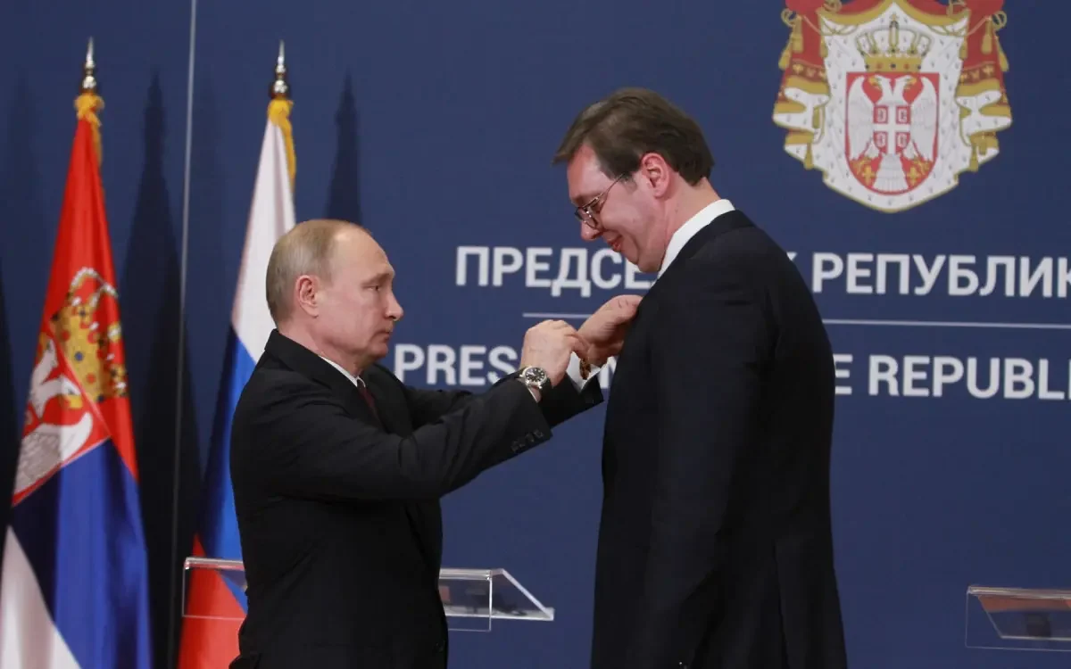 Vladimir Putin i Aleksandar Vučić