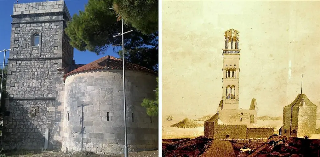 Razrušeni manastir Svete Paraskeve na Hvaru