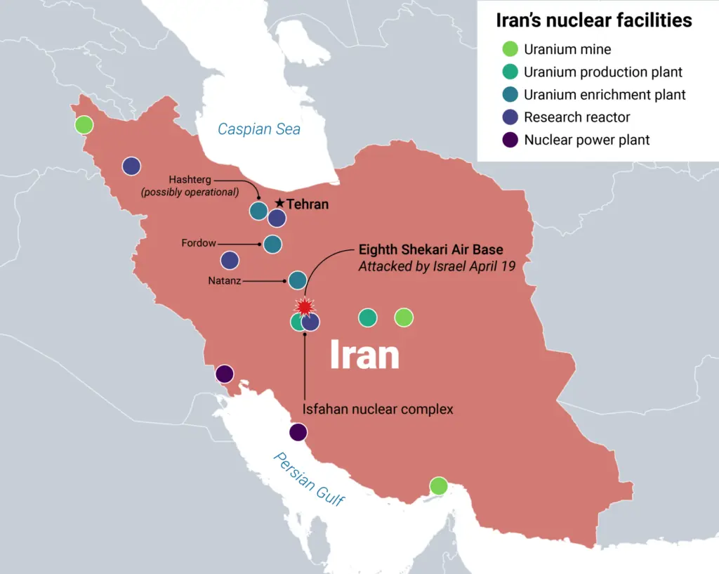 Iranska nuklearna postrojenja