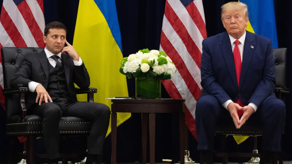 Donald Tramp i Volodimir Zelenski
