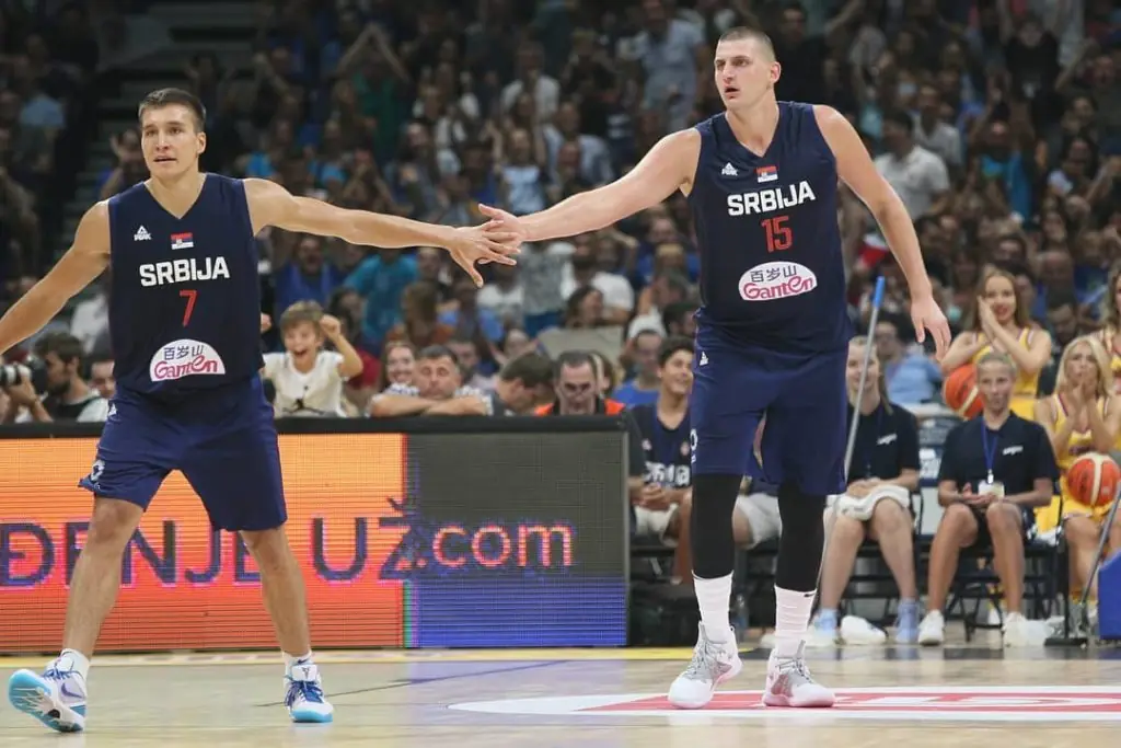 Nikola Jokić i Bogdan Bogdanović