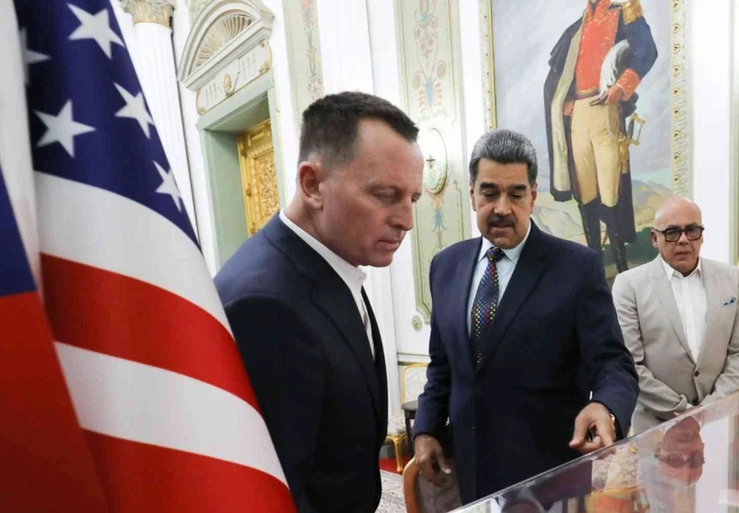 Ričard Grenel i Nikolas Maduro