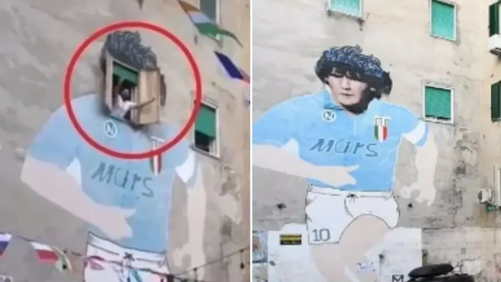 Maradona mural