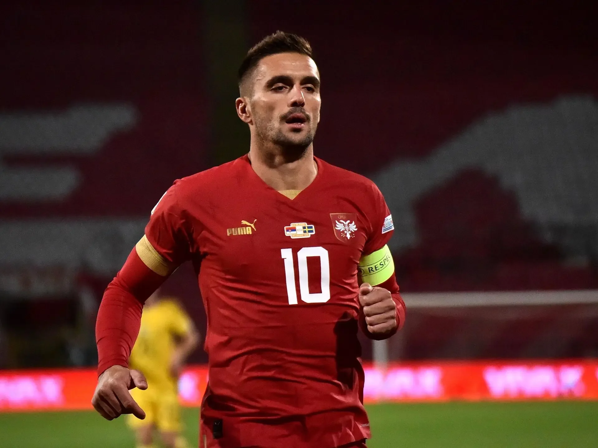 Dušan Tadić u dresu reprezentacije Srbije