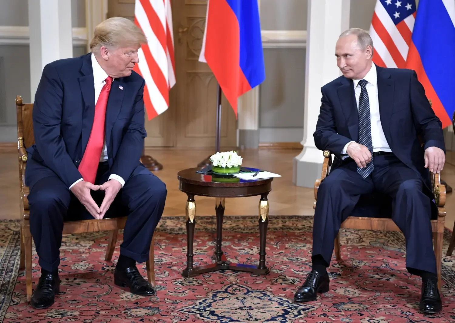 Доналд Трамп и Владимир Путин