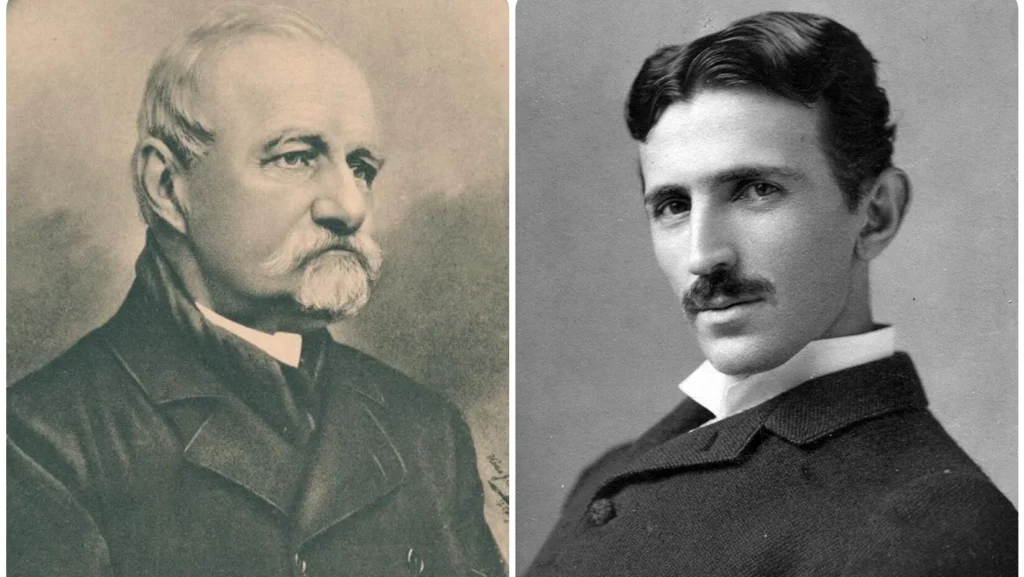 Никола Тесла и Јован Јовановић Змај