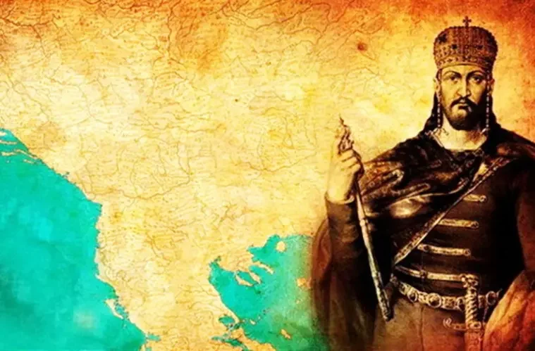 Цар Стефан Душан и српске земље